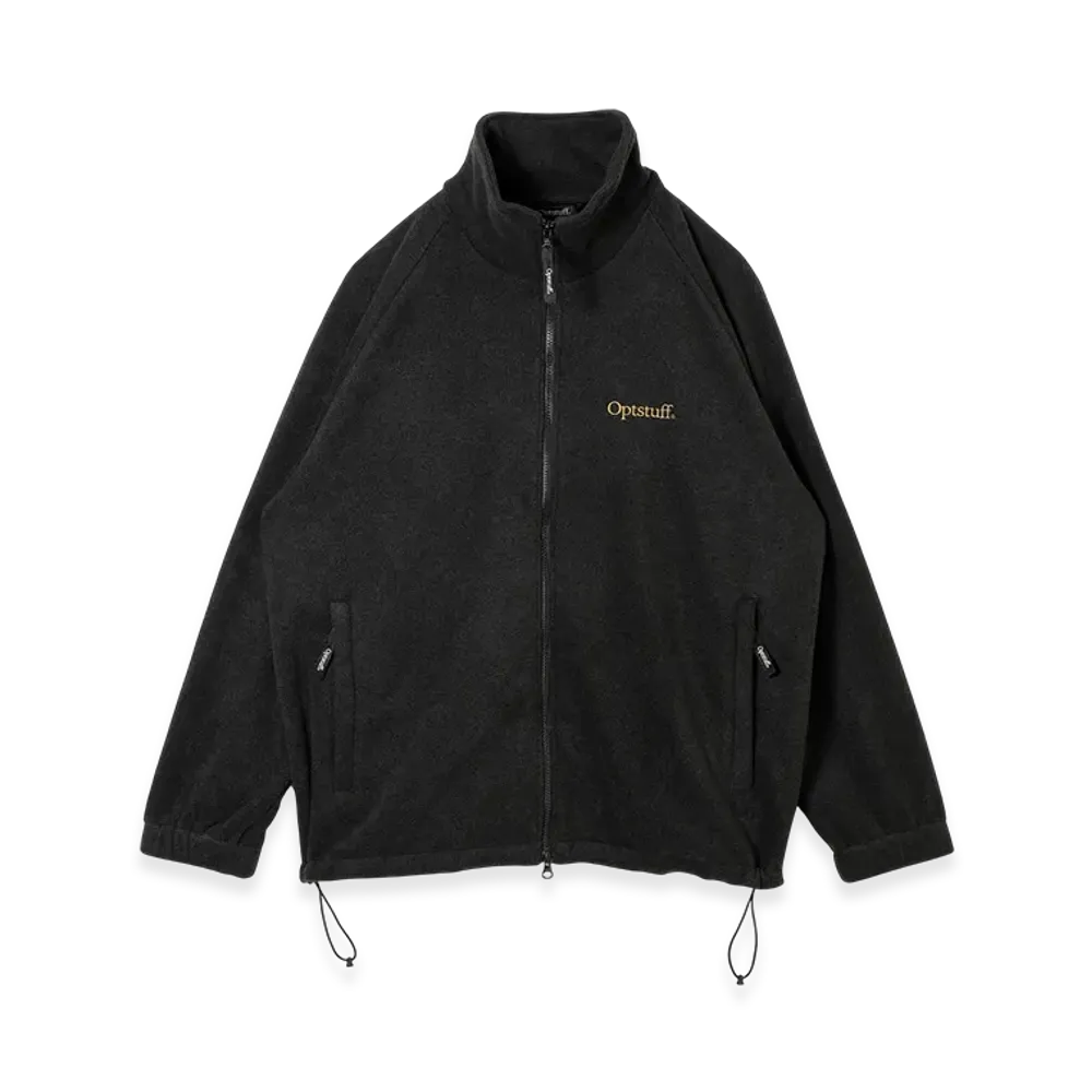 Optstuff Classic Fleece Full Zip Jacket "Black"