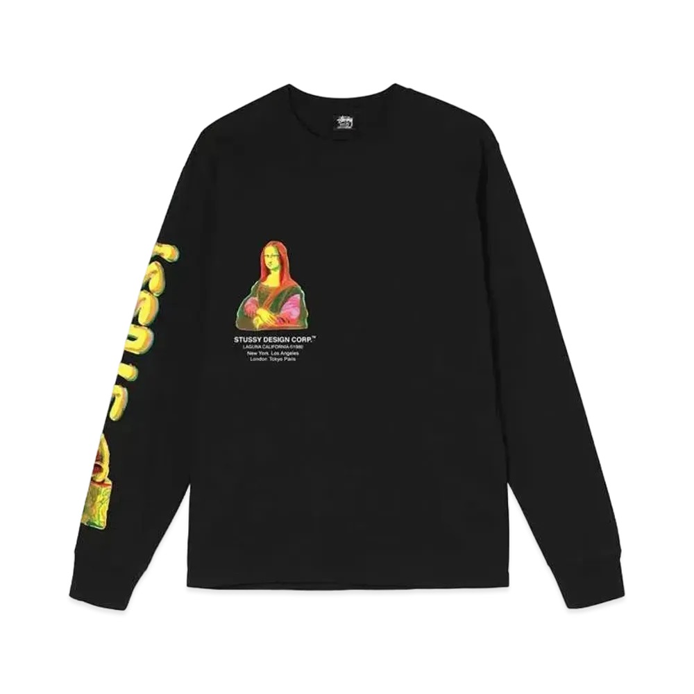 Stussy GALLERY LS TEE "Black"