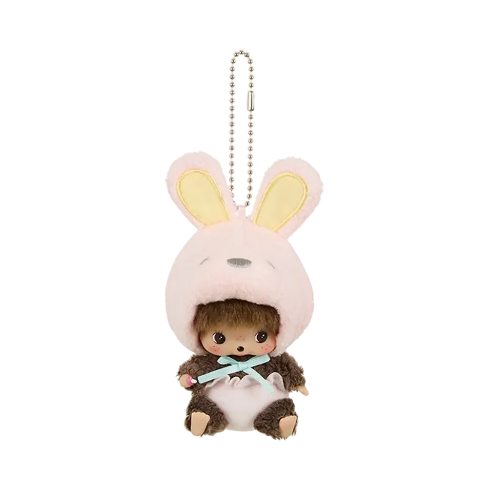 Sekiguchi Animal Bebichhichi SS Kao-deka Keychain Rabbit