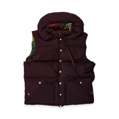 NICENESS Henri Down Vest "Red/Flower"