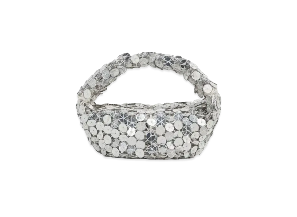 Bottega Veneta Double Knot Mini Bag "Silver"