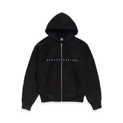 Stussy S Box Zip Hoodie "Black"