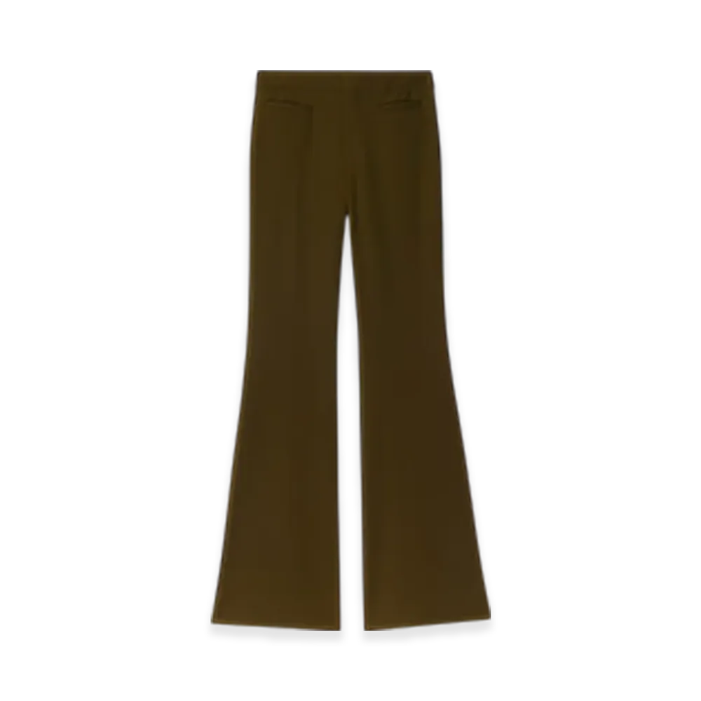 Burberry Nylon Wool Blend Tailored Trousers "Fallow"