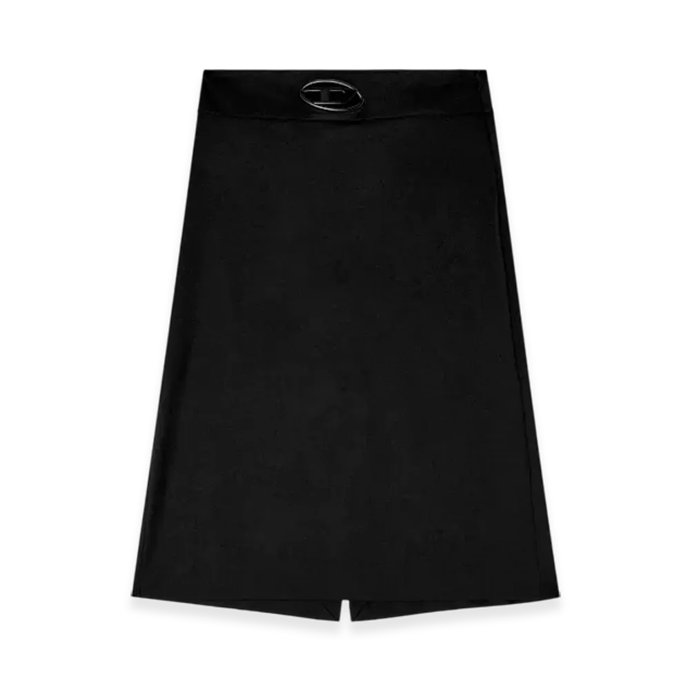 Diesel O-Seus A-Line Midi Skirt "Black"