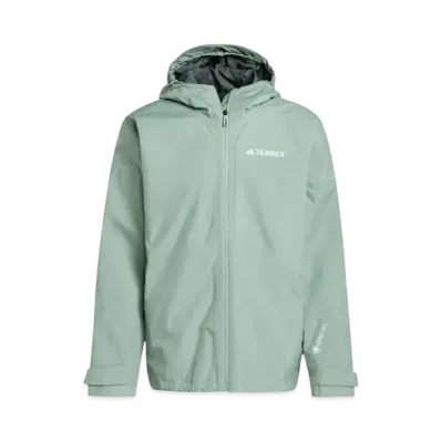 adidas Telex Xperior 2 Layer Structure Gore-Tex Performance Jacket "Silver Green"