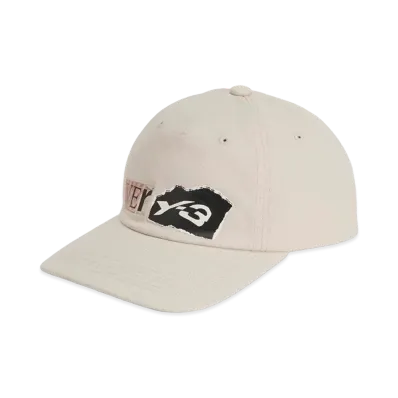 Y-3 Graphic Dad Cap "White"