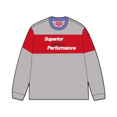 Supreme Arabic Mesh L/S Top "Grey"