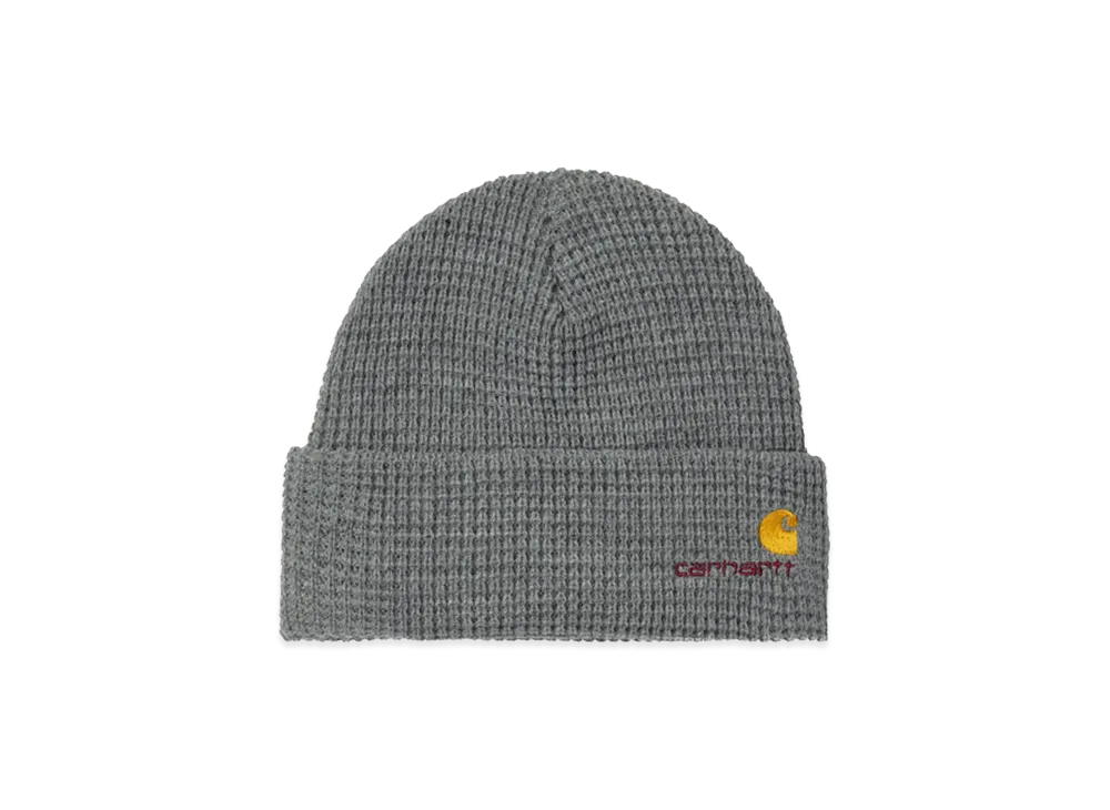 Carhartt WIP American Script Beanie "Grey Heather"