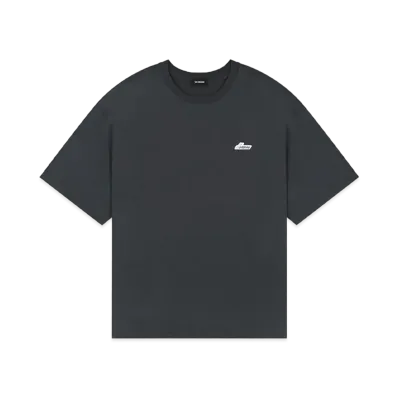WE11DONE Wappen Logo T-shirt "Charcoal"