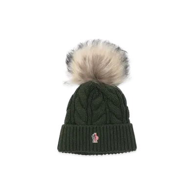 MONCLER Women's Grenoble Hats "Dark Green"
