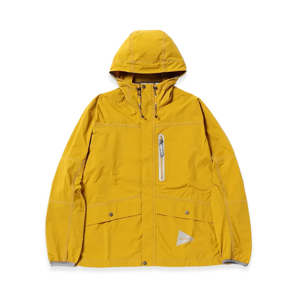 GRAMICCI x and wander Brushed Nylon Jacket "Yellow"