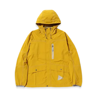 GRAMICCI x and wander Brushed Nylon Jacket "Yellow"