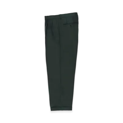 WACKO MARIA x Dormeuil Pleated Trousers (Type-1,2,Double) "Dark Green"