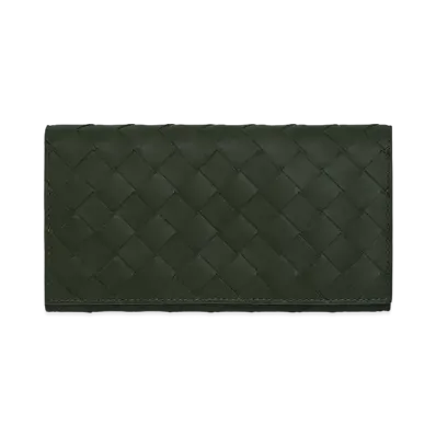 Bottega Veneta Intrecciato Calfskin Bi-fold Wallet "Camping"