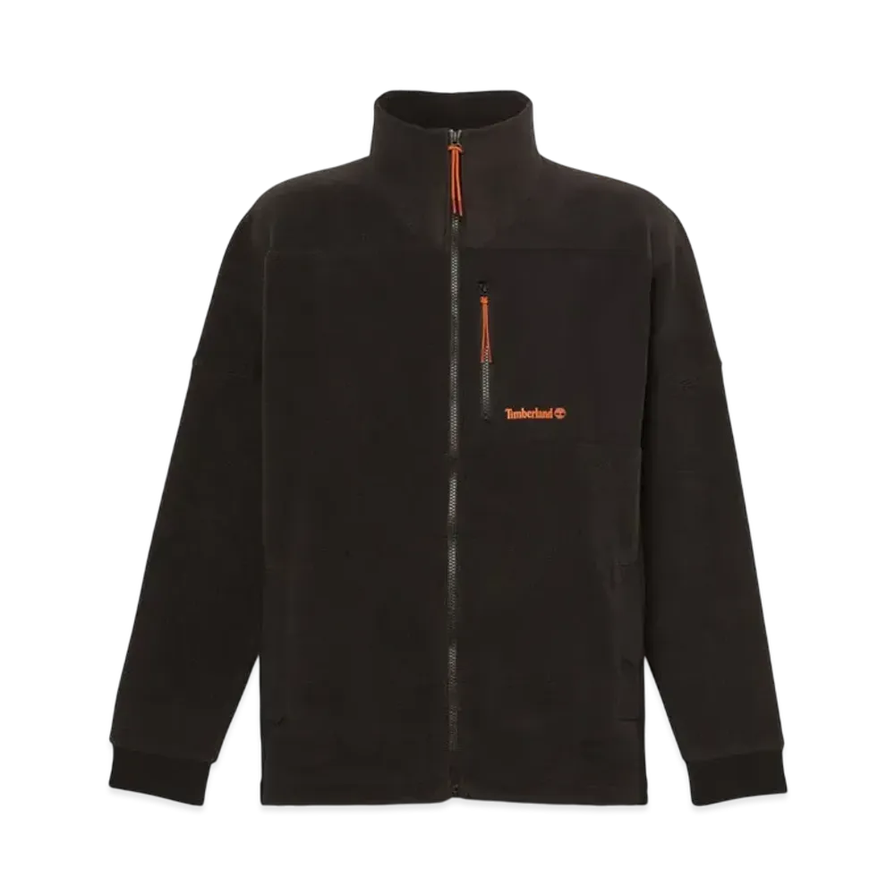Timberland Men's Polartec Mix Media Full Zip Fleece "Black"