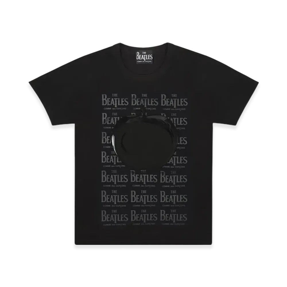 COMME des GARCONS x The Beatles Rubber Printed T-Shirt "Black"