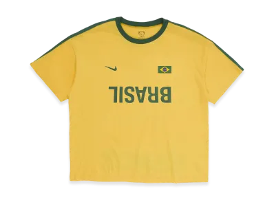 Travis Scott Cactus Jack x Nike Brasil Total 90 Tee "Yellow"