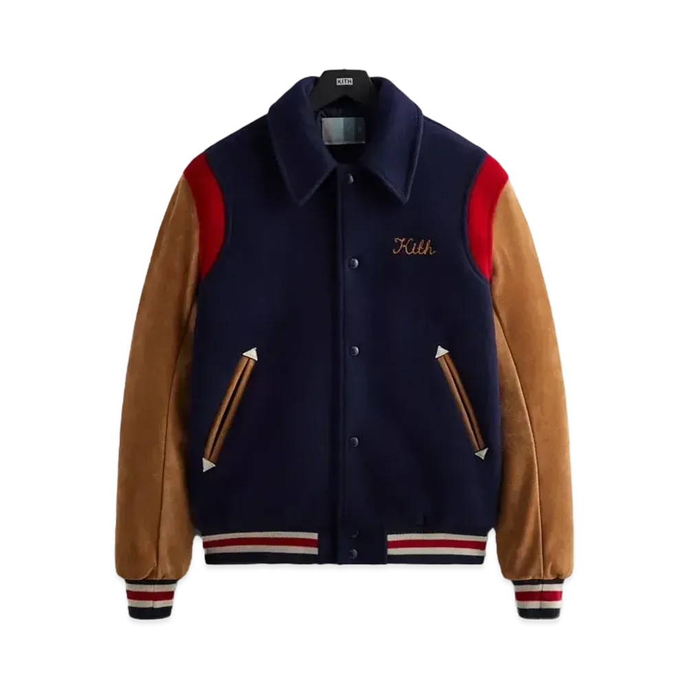 Kith Varsity Wool Coaches Jacket "Nocturnal"