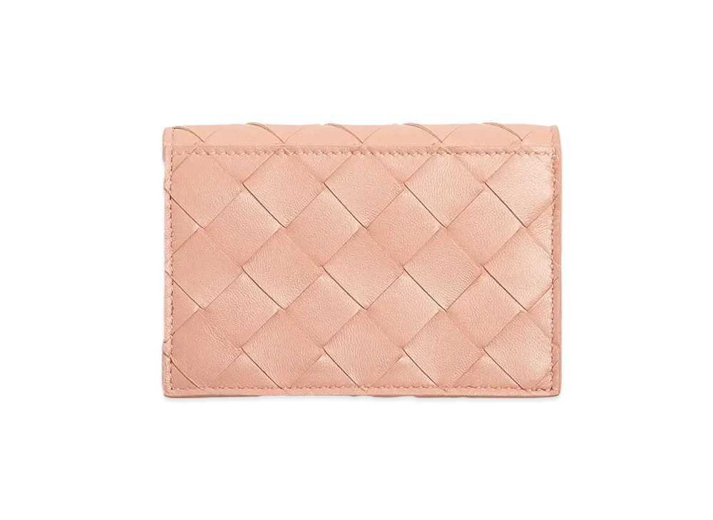 Bottega Veneta Business Card Holder "Peachy"