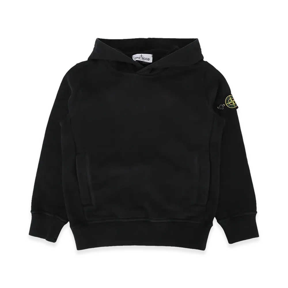 Stone Island Kids Hoodie Sweater "Black"