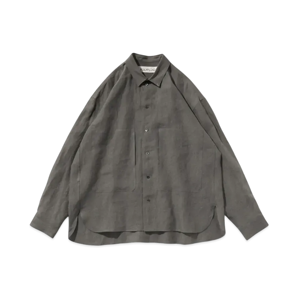 Graphpaper Shirt Jacket C "Charcoal"