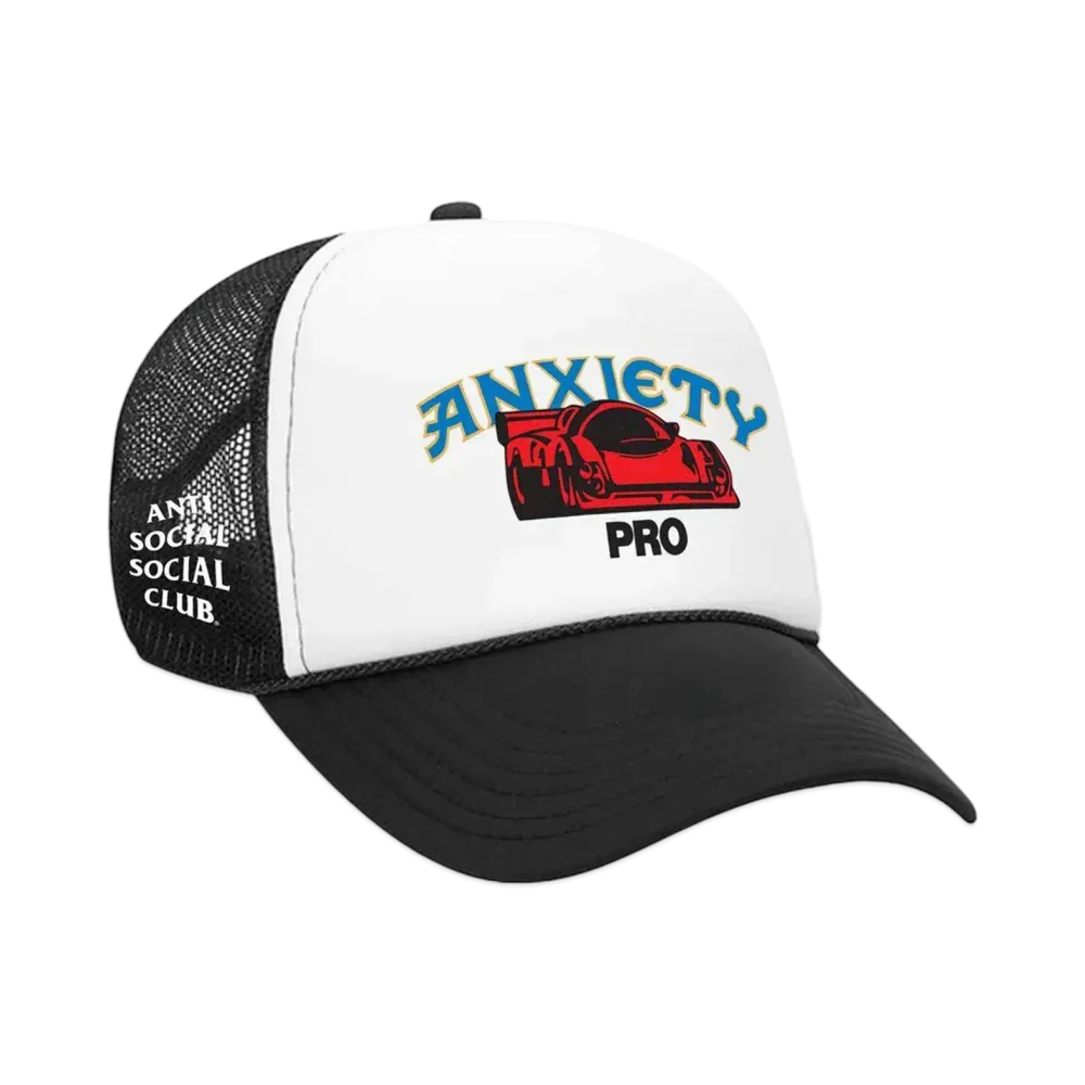 ANTI SOCIAL SOCIAL CLUB Anxiety Pro Trucker Hat "Black/White"