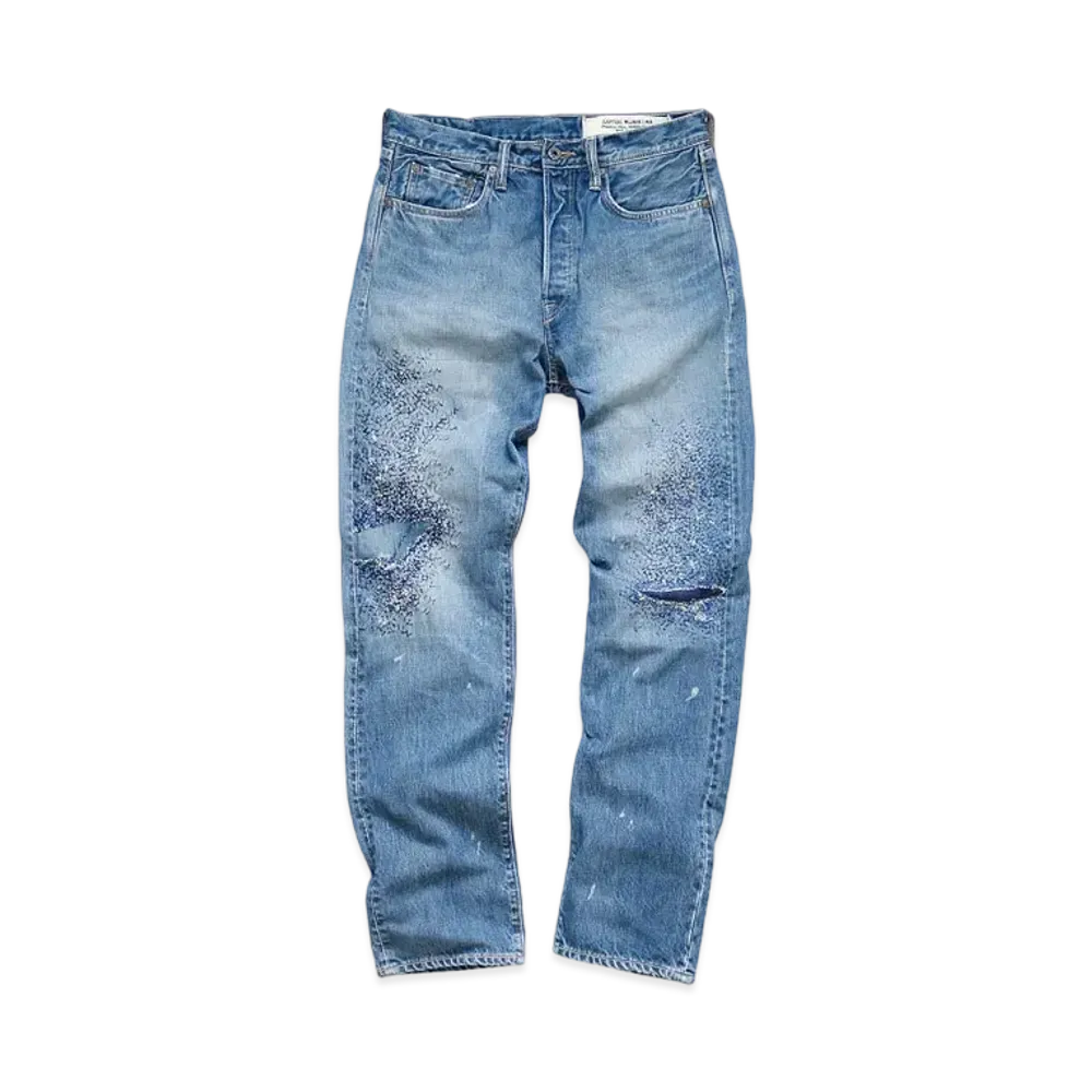 KAPITAL 14OZ DENIM 5P MONKEY CISCO "Indigo"