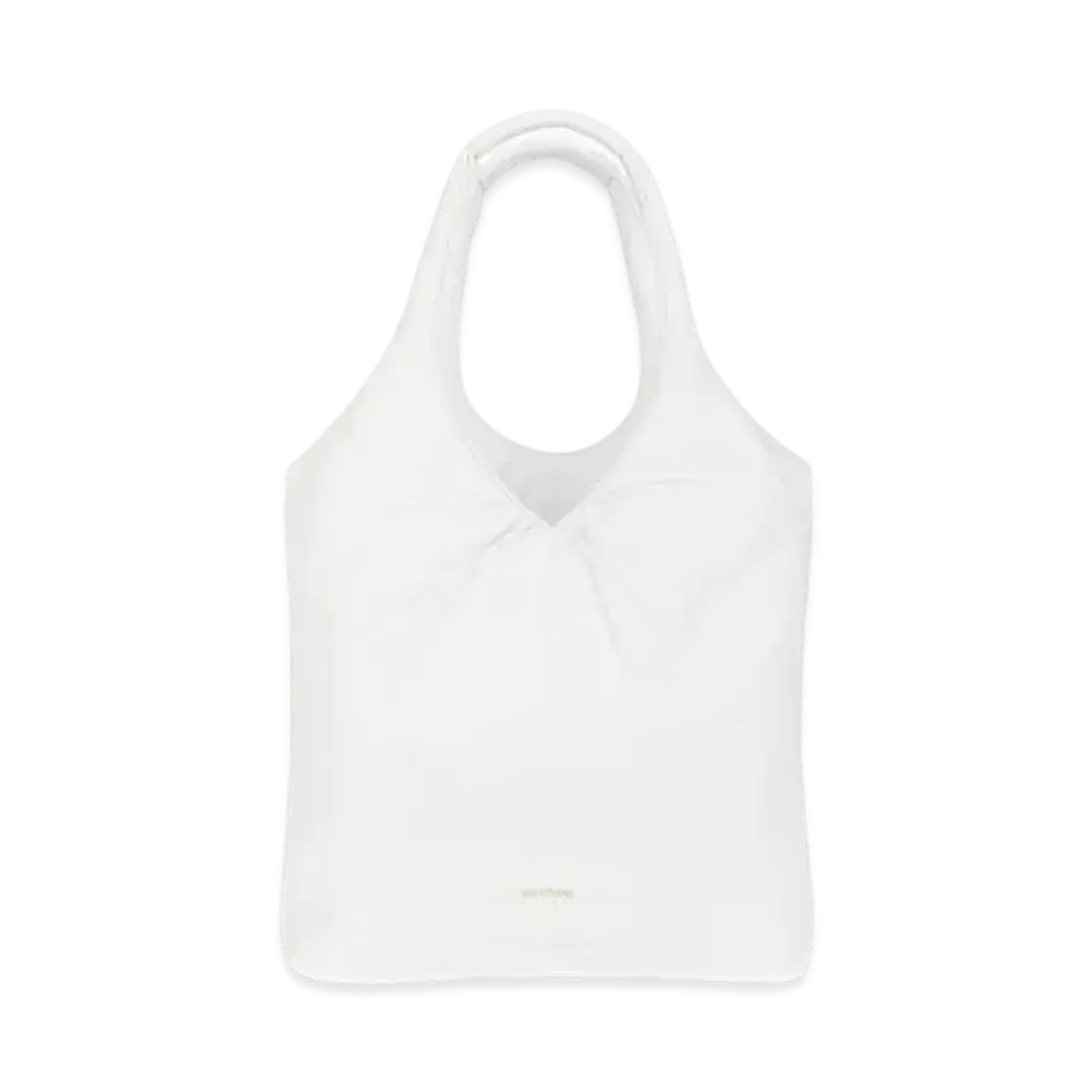 WE11DONE Padded Touch Bag "White"