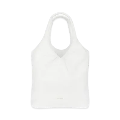 WE11DONE Padded Touch Bag "White"