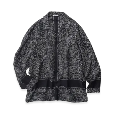 NICENESS Jamet Bandana Shirt "Black"