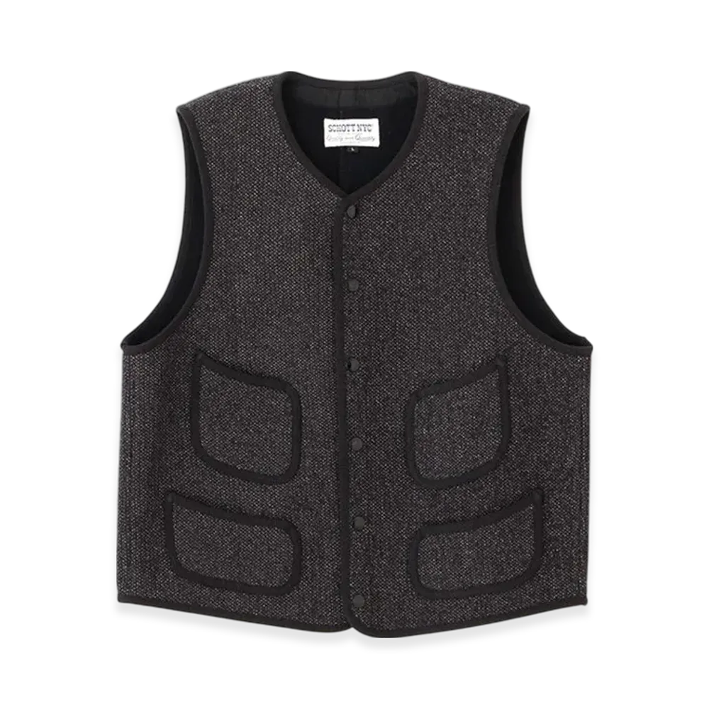 Schott Beach Cloth Vest "Navy"