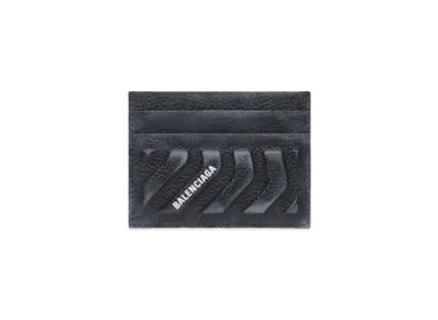 BALENCIAGA Car Card Holder Distressed "Black"