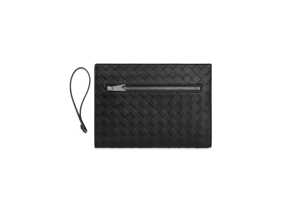 Bottega Veneta Small Intrecciato Document Case "Black"