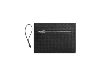 Bottega Veneta Small Intrecciato Document Case "Black"