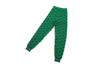 GUCCI x adidas GG Trefoil Pants "Green"