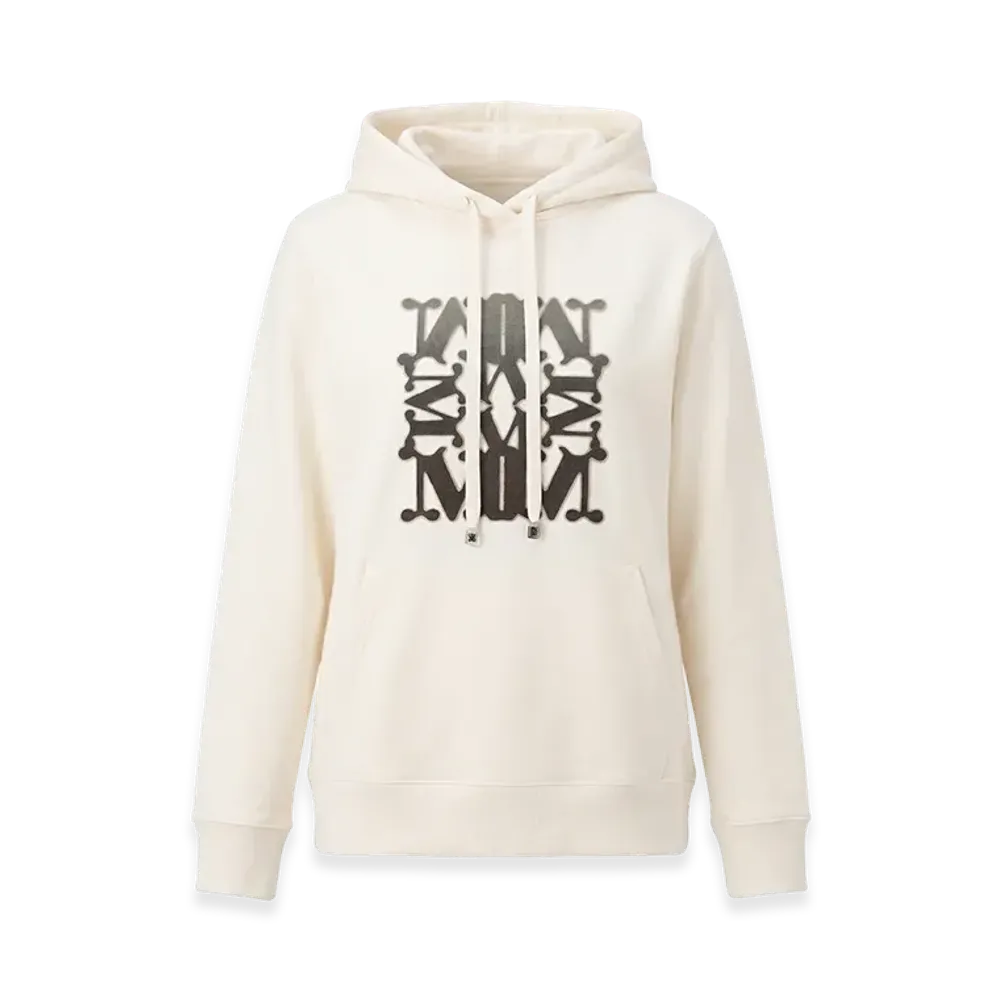 Max Mara Women's Taddeo Knit Hoodie "White"