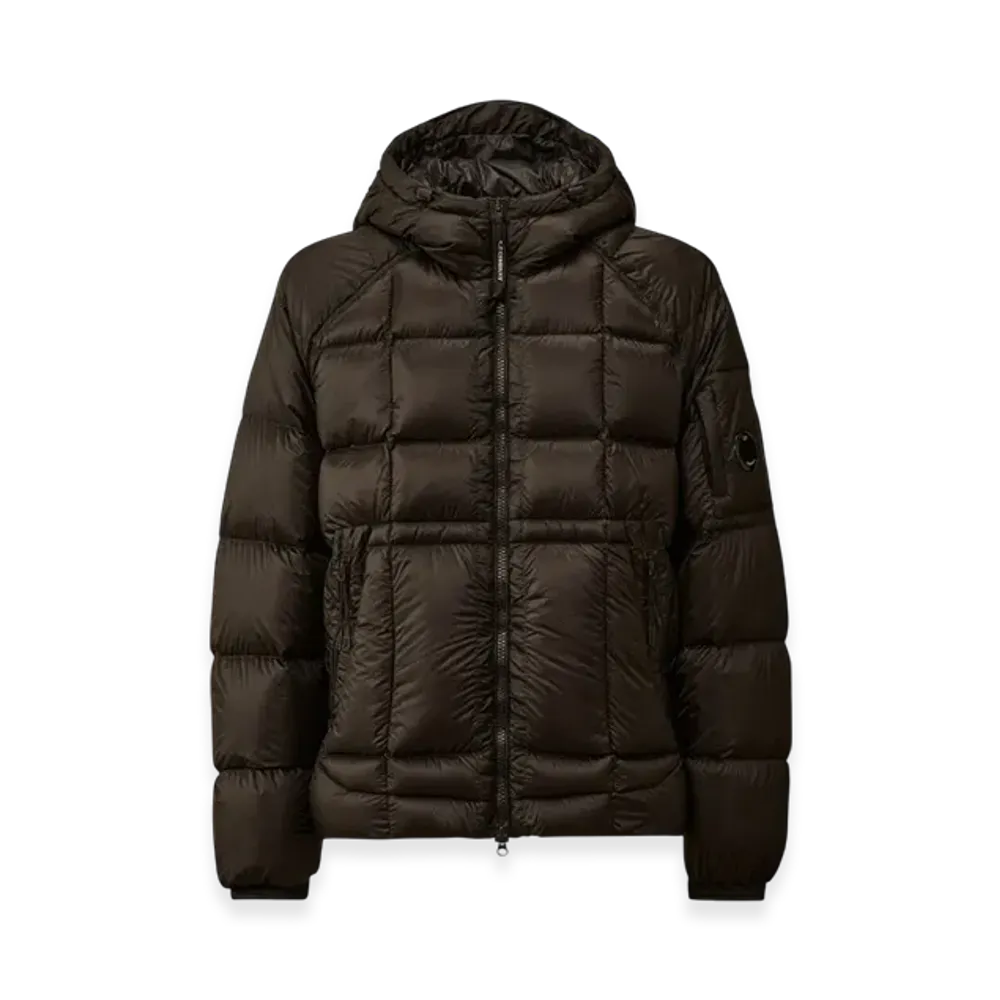 C.P. Company D.D. Shell Hooded Down Jacket "Black"