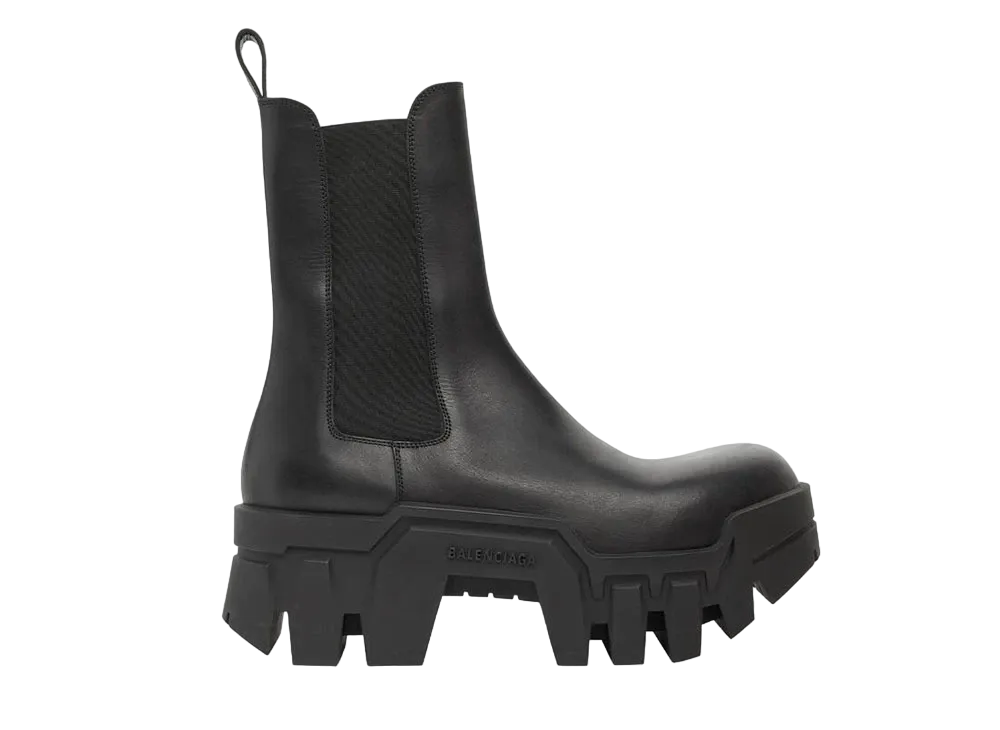 BALENCIAGA Women's Bulldozer Chelsea Boot "Black"