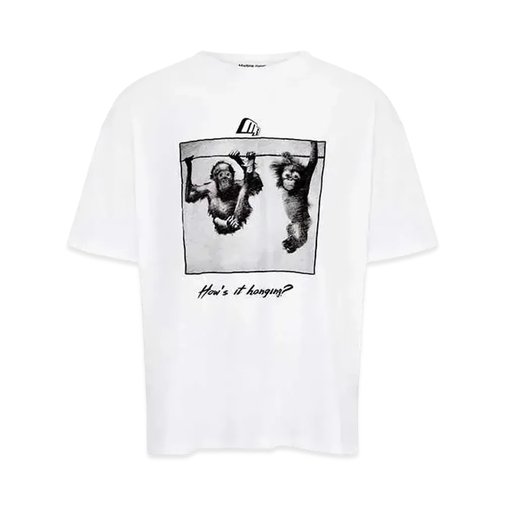 MARTINE ROSE Oversized S/S T-shirt #1 "White"
