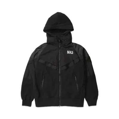 Nike x sacai Men's Full Zip Parker "Black"