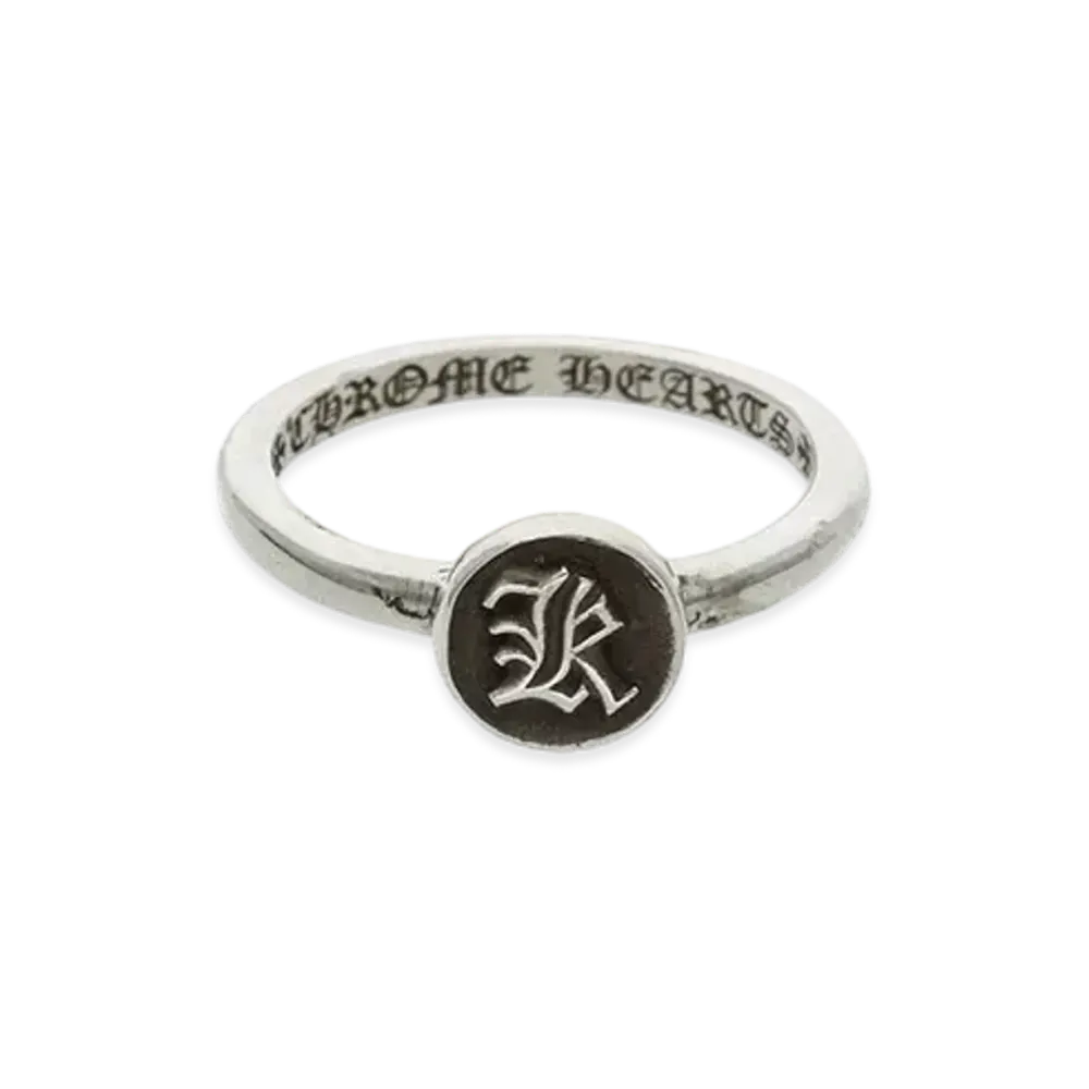 Chrome Hearts Bubblgm Alphabet Letter K "Silver"