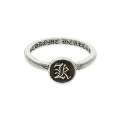 Chrome Hearts Bubblgm Alphabet Letter K "Silver"