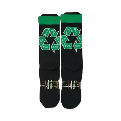 PALACE ADIDAS PALACE RUNNING SOCKS "Black"