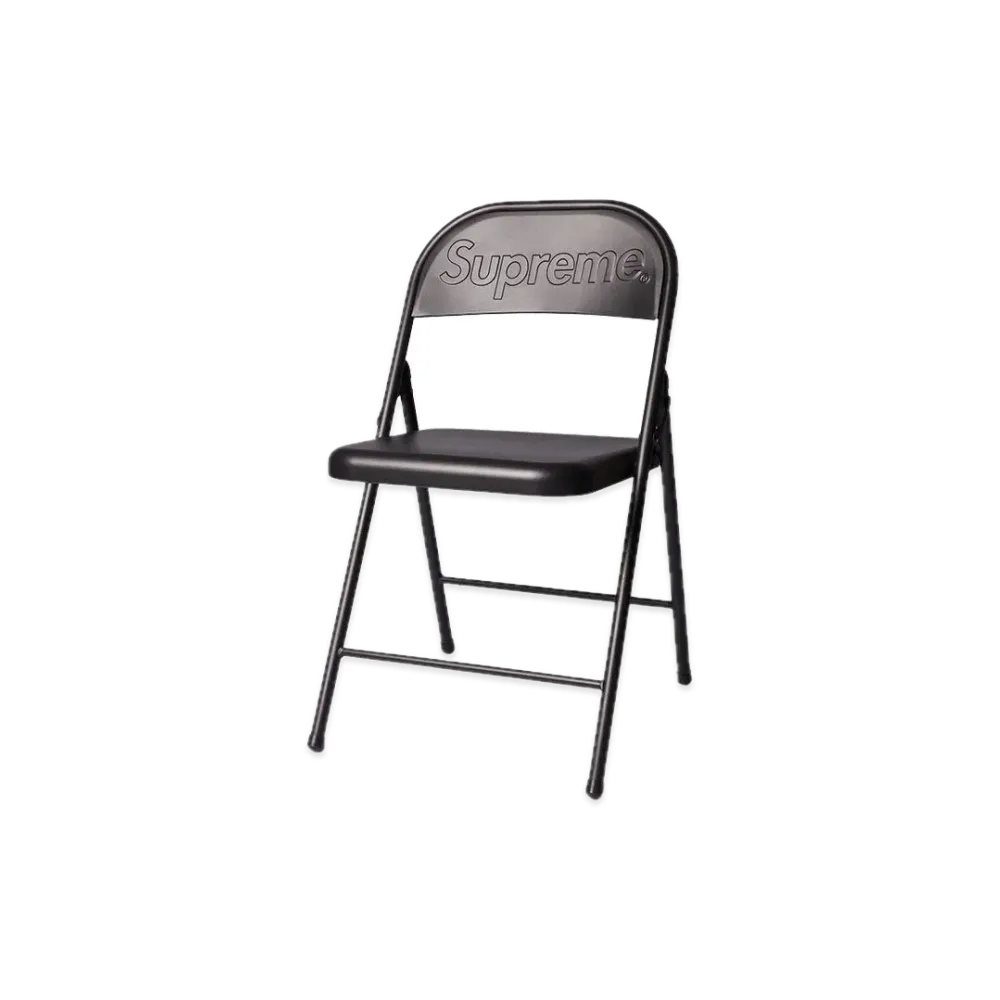 Supreme Metal Folding Chair "Black"