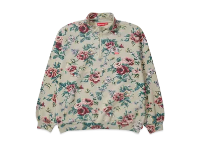 Supreme Small Box Half Zip Pullover "Floral"