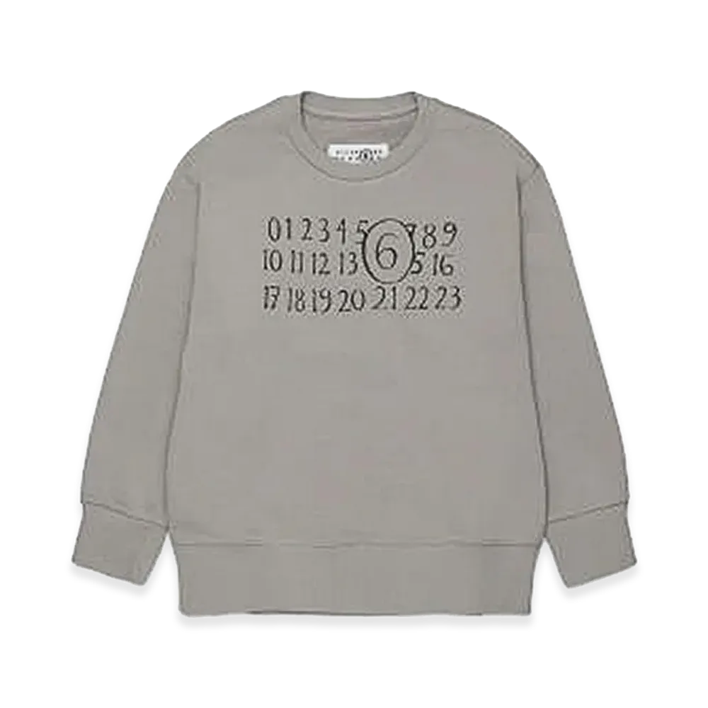 MM6 Maison Margiela Sweatshirt With Logo "Gray"
