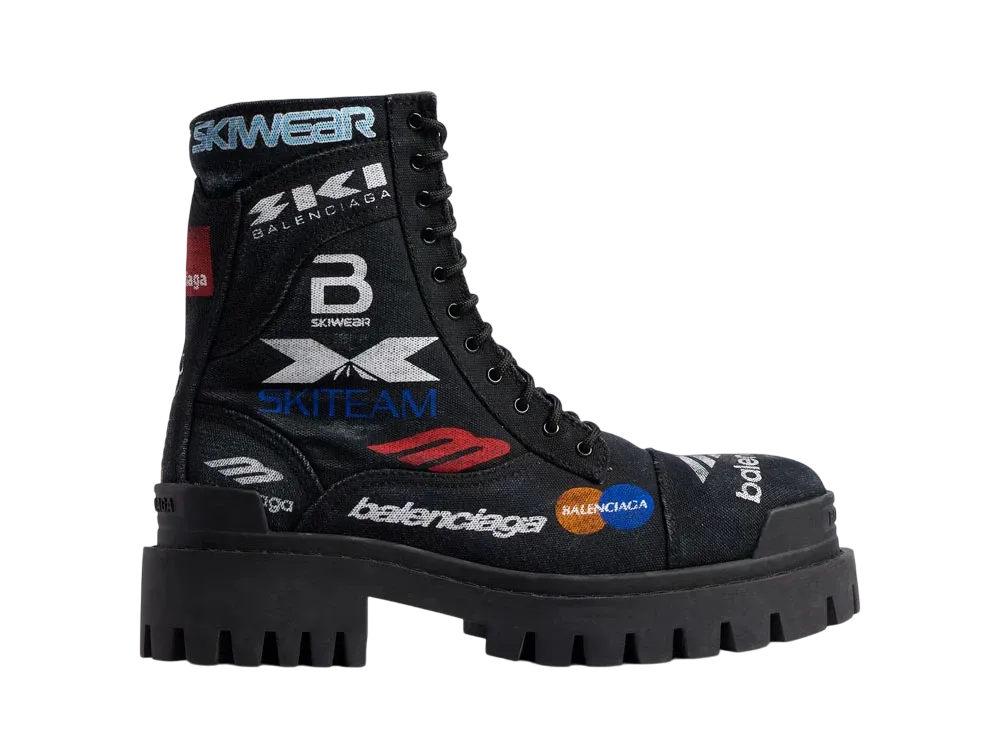 バレンシアガ コンバット ストライク 20mm ブーツ "ブラック" 694042W2H131000