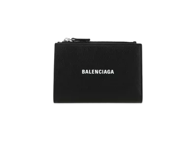BALENCIAGA Cash Zipped Wallet "Black"