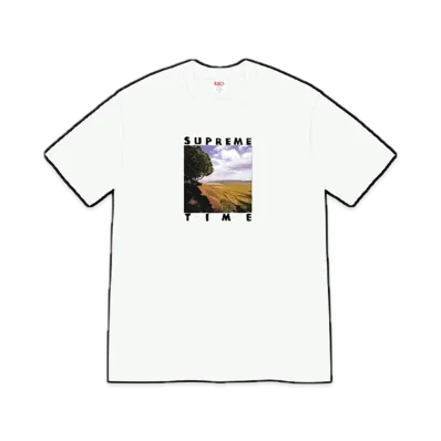 Supreme Time Tee "White"