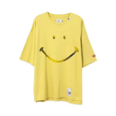 Maison MIHARA YASUHIRO Smily Face Printed T-Shirt "Yellow"